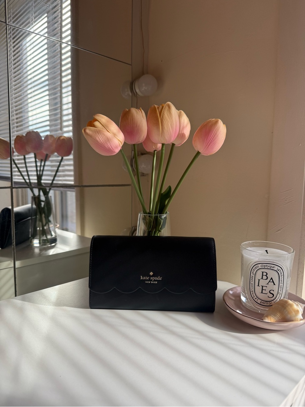 kate spade Black wallet clutch